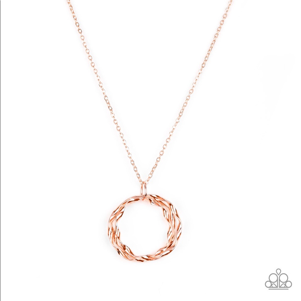 Rose gold necklace